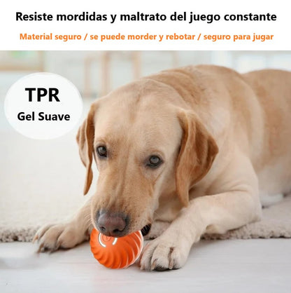 Pelota de juguete inteligente para perros y gatos, juguete electrónico interactivo para mascotas, pelota móvil con USB, movimiento automático